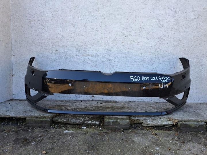 фото №2, Vw golf 7 рестайлінг 6x pdc бампер перед оригінал