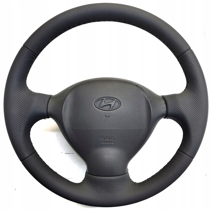 фото №1, Кермо hyundai santa fe i 2000-06 обшивка шкіра 298