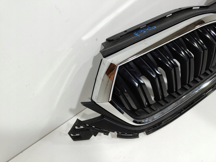 фото №3, Skoda octavia iv решётка радиатора решётка бампера 5e3853653c + рамка хромированная