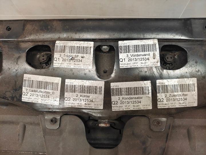 фото №9, Bmw f07 pas переднее радиатор вентилятор 535i