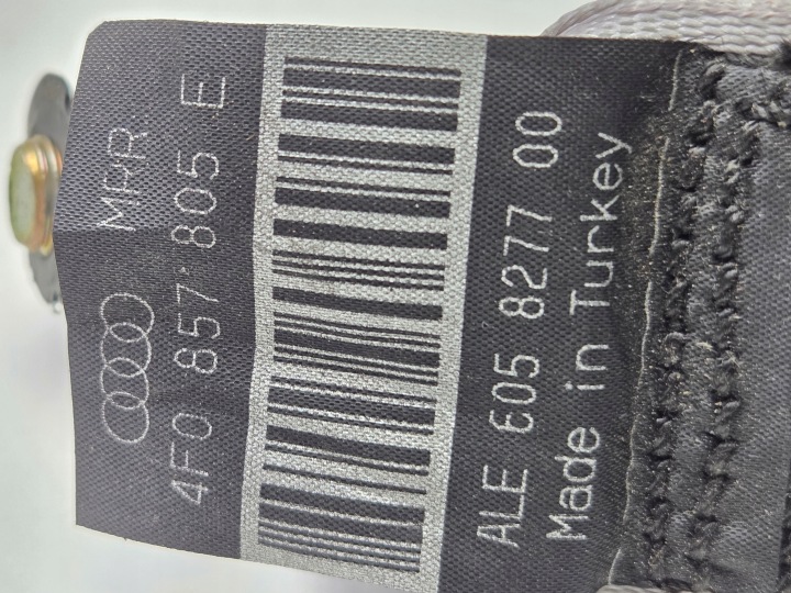 фото №7, Audi a6 c6 04-08 pas безпеки праве зад 4f0857805e