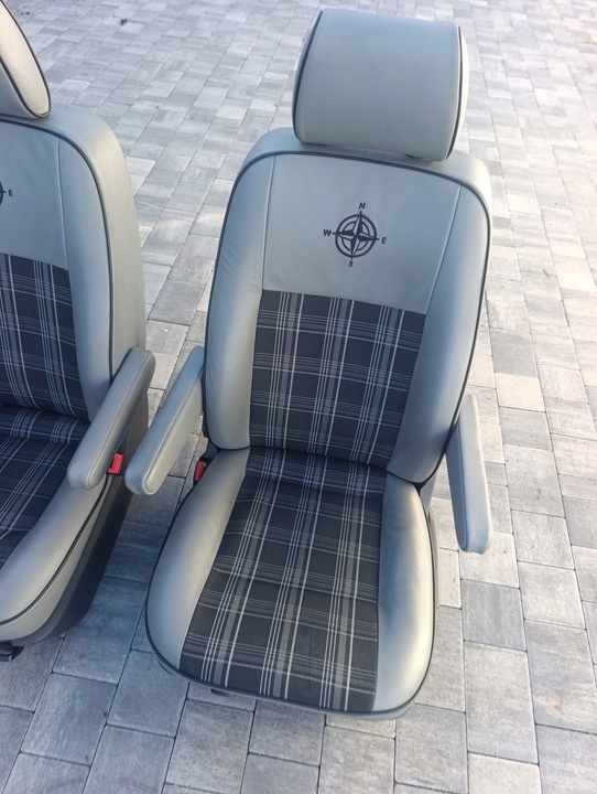 фото №11, Сидіння перед комплект vw t5 t6 з podłokietnikami пасажир водій