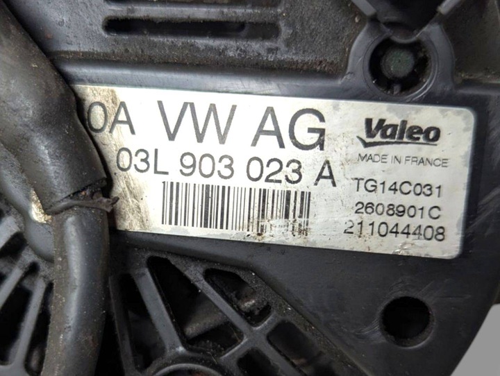 фото №8, Генератор volkswagen touran 2nd рестайлинг 2011 03l903023a