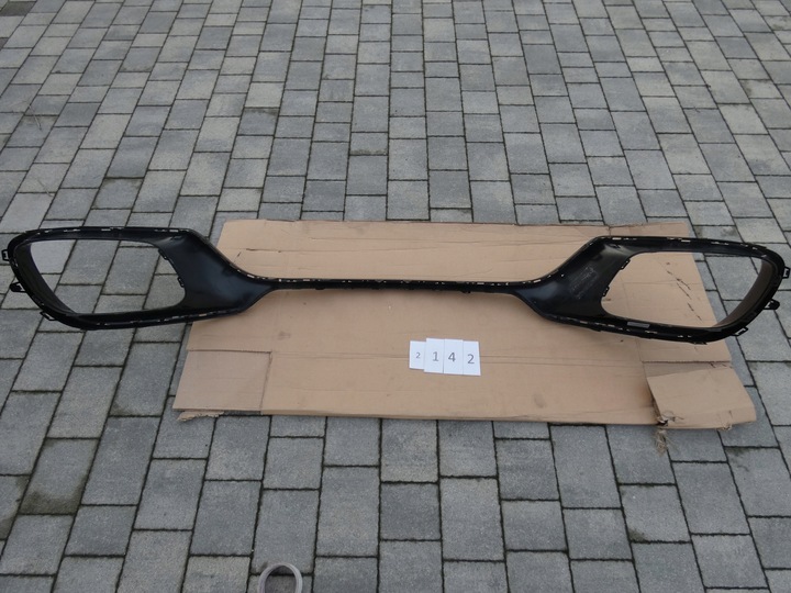 фото №11, Накладка, диффузор, спойлер бампера перед mercedes s-klasa w222 рестайлинг карбон