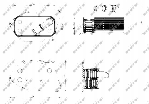 фото №11, Радиаторов масла nrf 31341