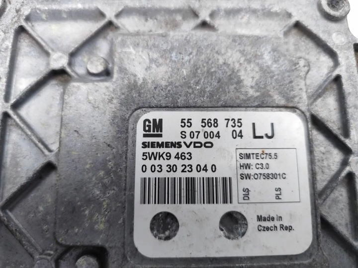 фото №7, Vauxhall zafira блок управления  / модуль ecu 1.9 cdti дизель 110kw 150 hp 2007