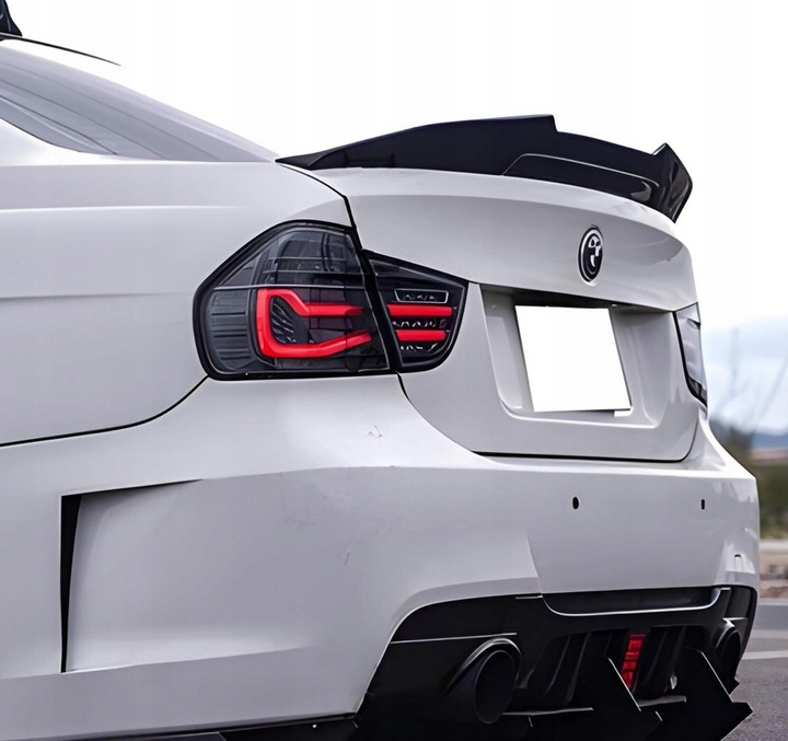фото №13, Bmw e90 psm ducktail стиль спойлер спойлер na кришка багажника чорний блиск з abs