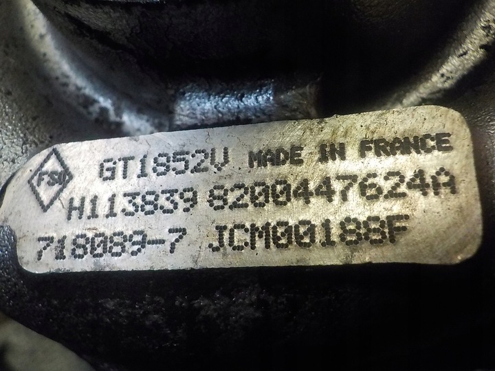 фото №7, Espace iv laguna 2.2 dci 07r турбина турбонагнетатель 8200447624a