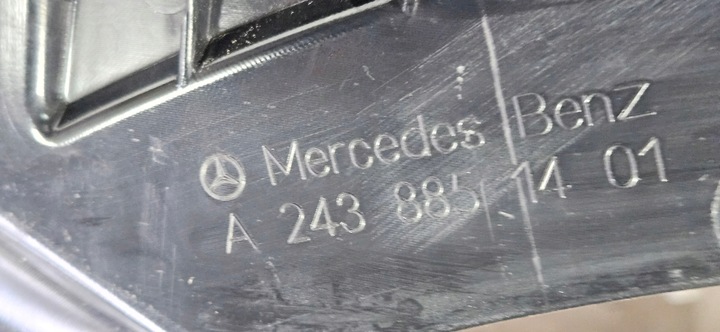 фото №14, Верх бампера решётка накладка решётка радиатора защита mercedes eqb w243 x243 2021 -