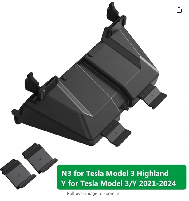 фото №5, Полка / органайзер pod экран do консоли средней tesla модель 3/y e518