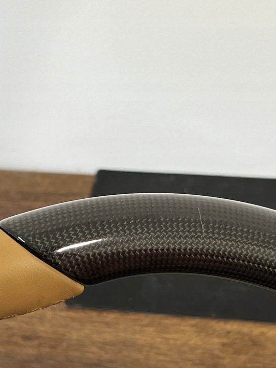 фото №16, Шкіряний кермо карбон пелюстки porsche 911 991 рестайлінг