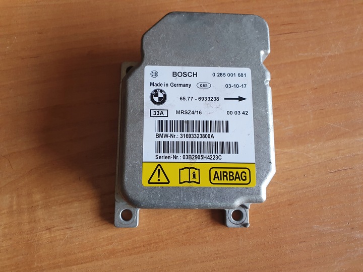 фото №1, Bmw 3 e46 модуль датчик подушок подушка безпеки x5 e53 6933238