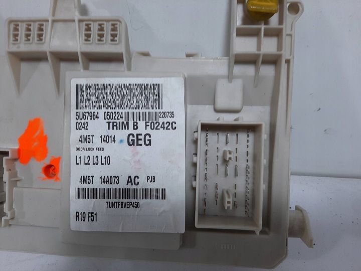 фото №9, Ford focus mk2 3d 1.4 16v 06r модуль bsi 4m5t-14014-geg