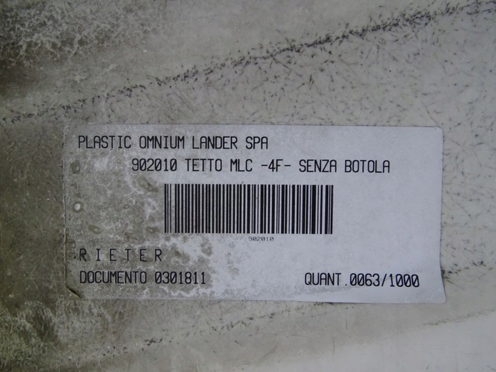 фото №5, Iveco eurocargo i 91-02 дах панель дах