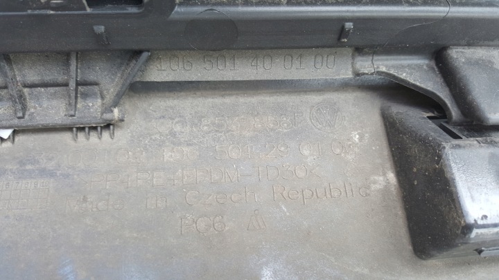 фото №14, Молдинг пороговая правая сторона vw passat b8 3g0853858f демонтаж