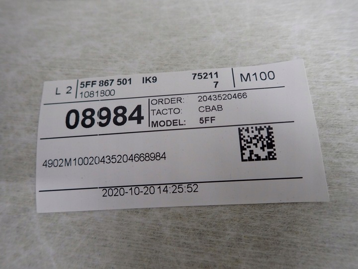 фото №11, Стеля стеля автомобіля оригінал cupra formentor 21r