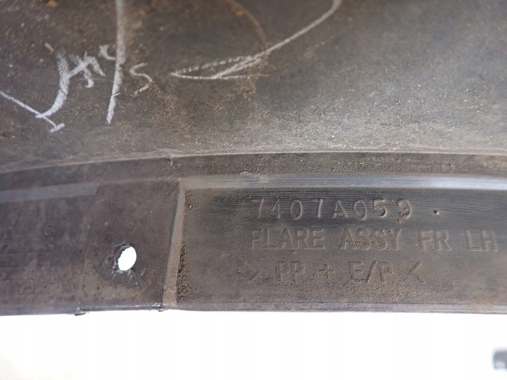 фото №9, Mitsubishi pajero iv 4 06-18 планка na крыло левая перед передняя 7407a059