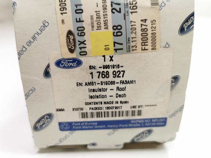 фото №8, Изолятор крышный c-max/grand c-max - ford oem номер 1768927