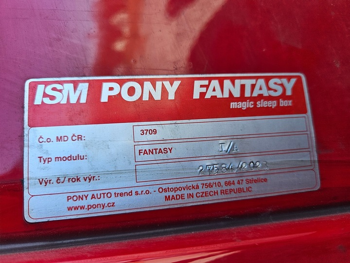 фото №11, Кабіна sypialna, спальний відсік дах mercedes sprinter w907 w9010 pony fantasy