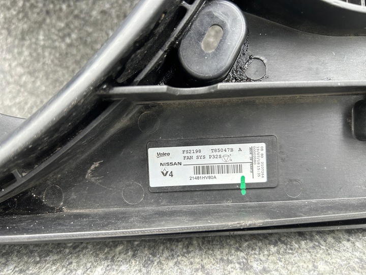 фото №3, Вентилятор корпус renault kadjar nissan qashqai 2 ii j11 fs2198 t85047b