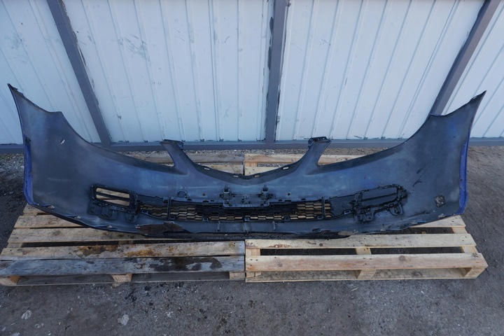 фото №9, Mazda 6 gg рестайлинг бампер переднее 2006год тёмно-синий