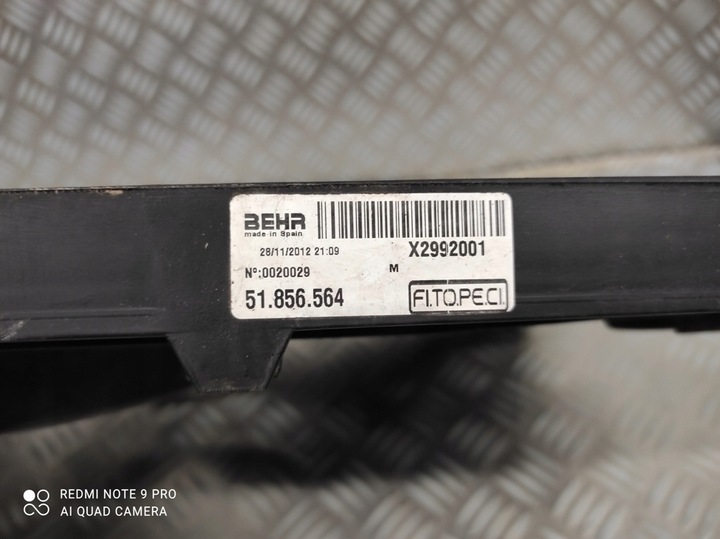 фото №10, Вентилятор радиатор fiat fiorino fiat qubo 1.3 jtd m-jet 51856564 51805807