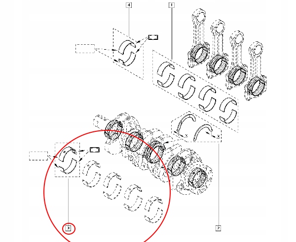 фото №9, Master iii movano 2.3 dci bt вкладиші головні оригінал