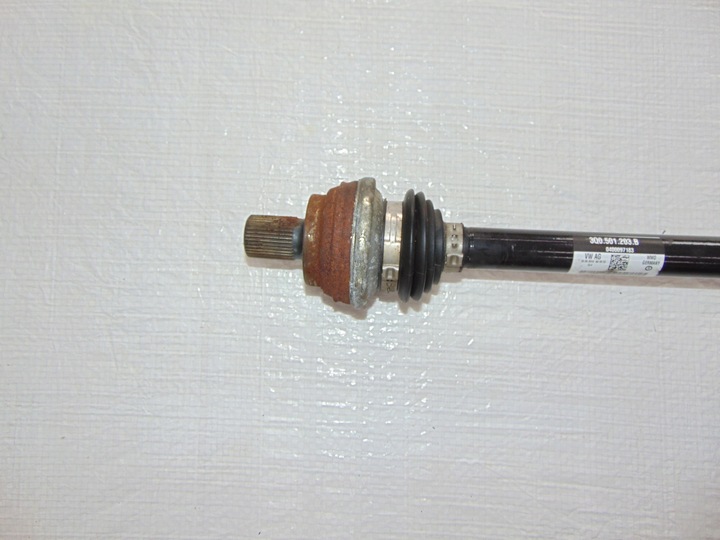фото №3, Vw passat b8 полуось левая зад 4x4 3q0501203b