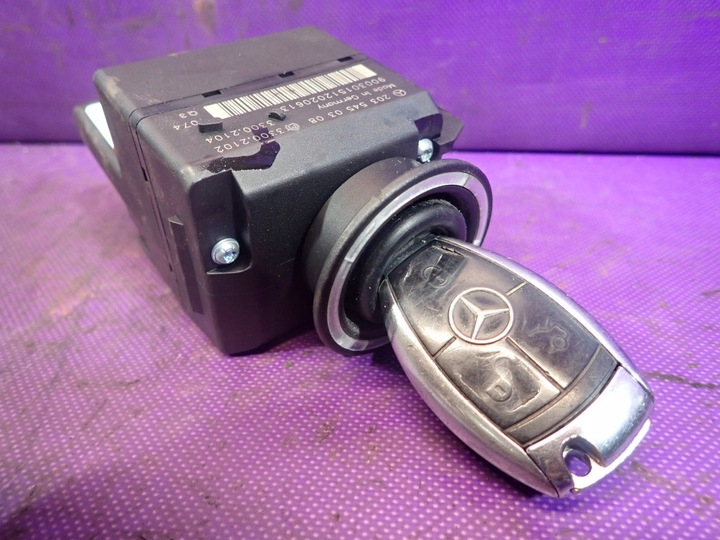 фото №1, Mercedes c-klasa w203 00-04 2.0 129km замок запалювання ключ 2035450308