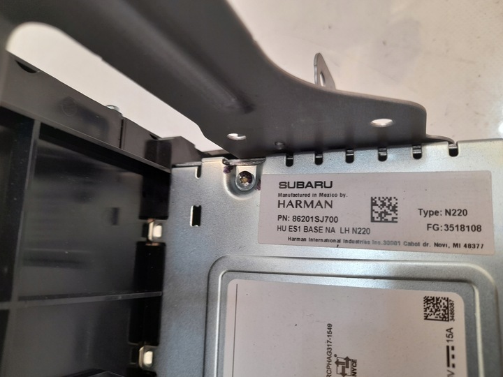 фото №11, Subaru forester v 19- радіо навігація 86201sj700 usa