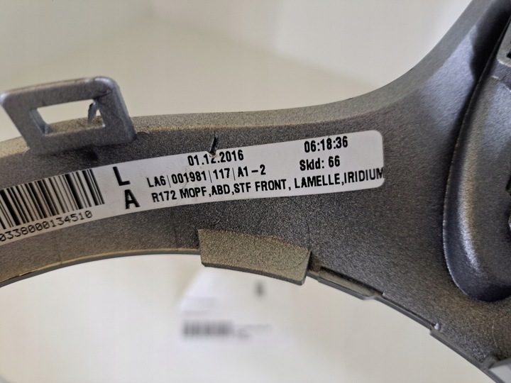 фото №3, Mercedes w172 slc решітка радіатора решітка новий хром каркас amg