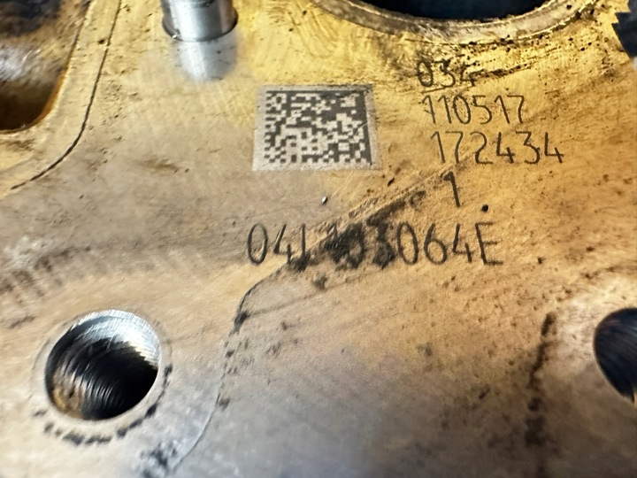 фото №11, Головка комплектна касета вали 1.6 2.0 tdi 04l103308d 04l103373e