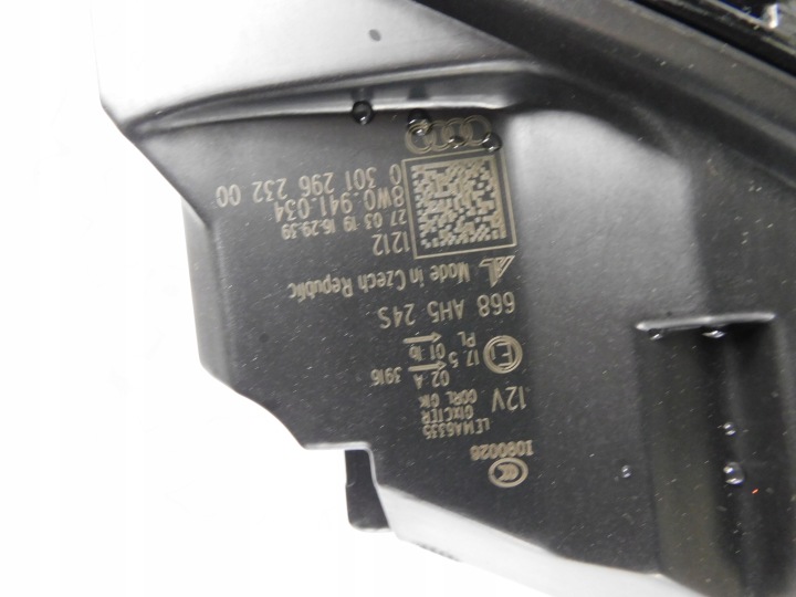 фото №16, Audi a4 b9 8w0 фара передня права (права фара, головне світло) повний led 8w0941034