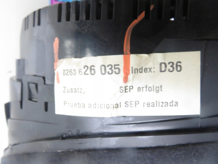фото №5, Спідометр  audi a4 b6 avant 8e5 1.9 tdi quattro - avf 0263626035 8e0920900k