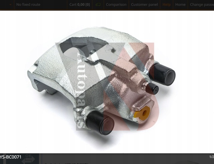 фото №2, Супорт гальмо. зад лівий chrysler voyager 00-