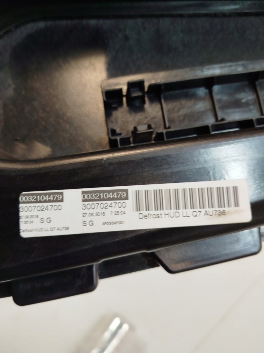 фото №8, Торпедо консоль audi q7 4m 4m1857001ca чёрная , head up , оригинал , bdb. !