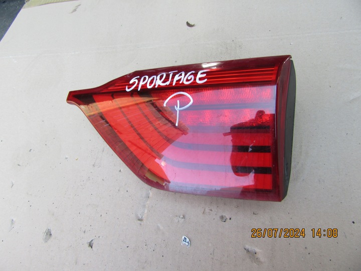 фото №1, Kia sportage iv led gt line зад лампа правая w крышка багажника