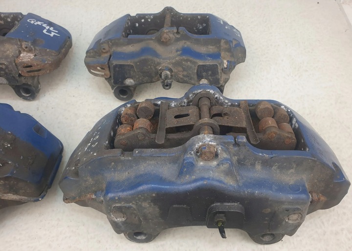 фото №13, Audi q7 4l s-line суппорт зажимы тормозные перед зад brembo комплект