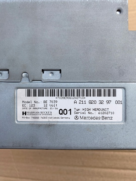 фото №5, Радио навигация gps mercedes a2118203297001