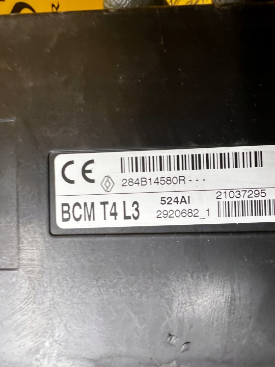 фото №11, Комплект стартовый ecu bcm замок зажигания приборы renault captur i дорестайлинг 0.9 tce