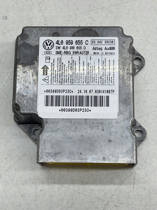 фото №1, Audi q7 4l модуль датчик подушек воздушных