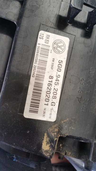 фото №8, Лампа vw golf vii 7 рестайлинг зад