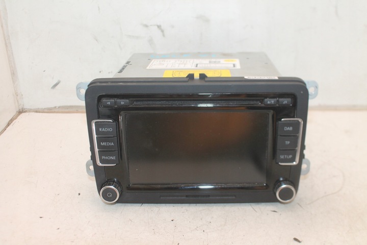 фото №1, Радіо cd заводські 3c8035195g vw golf vi 08-12