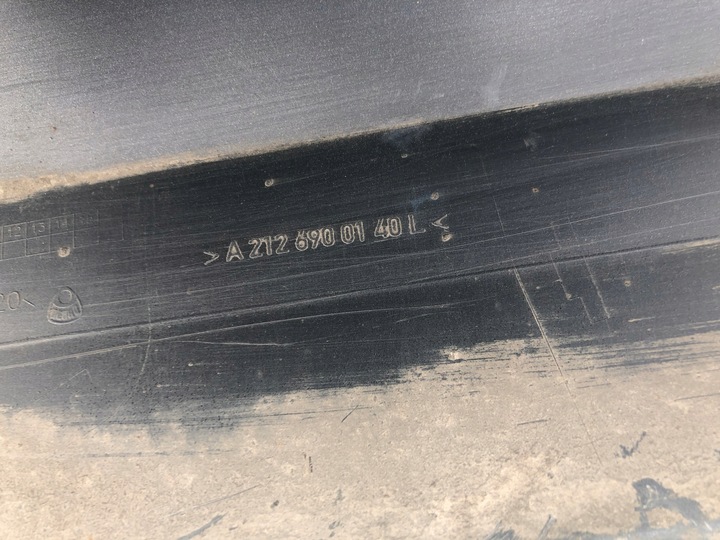 фото №7, Mercedes w212 755 левая планка накладка пороговая