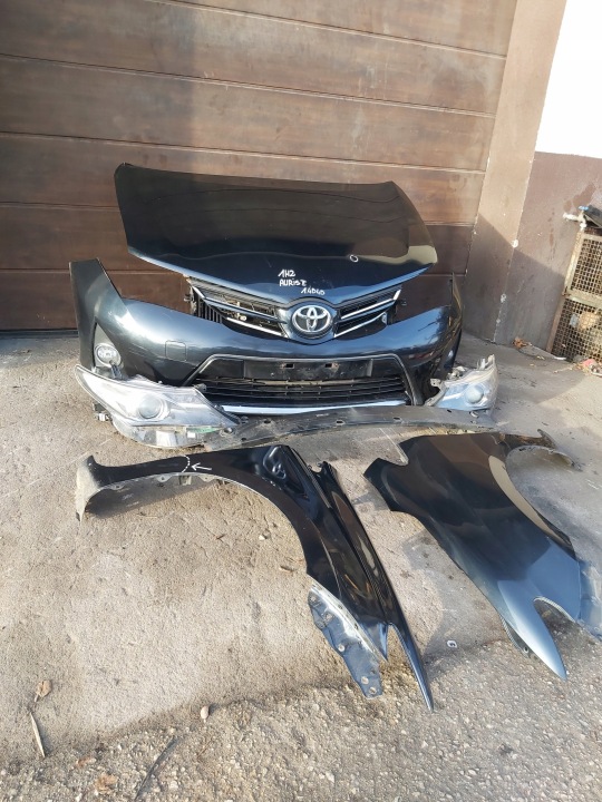 фото №5, Toyota auris ii бампер капот крило радіатор передня панель комплектний перед