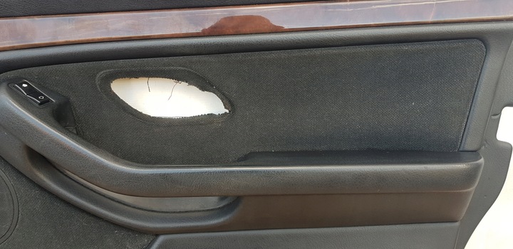 фото №13, Bmw e39 боковина обивка дверь перед левый дорестайлинг dekor дерево