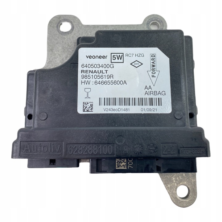 фото №1, Модуль датчик подушка безопасности renault koleos ii 985105619r