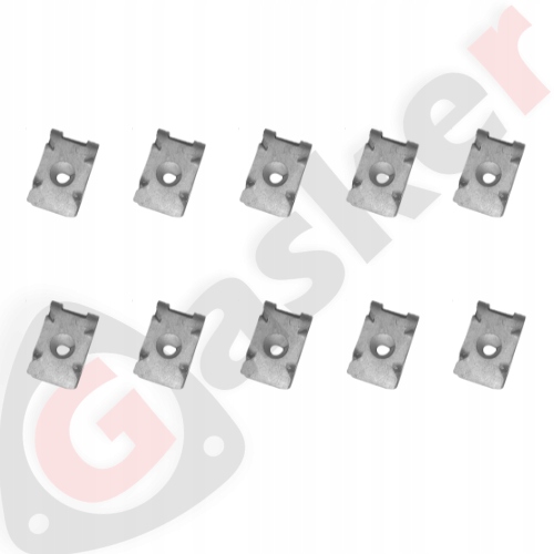 фото №1, Audi seat skoda volkswagen пластина монтажна захисні накладки застібки 10 szt