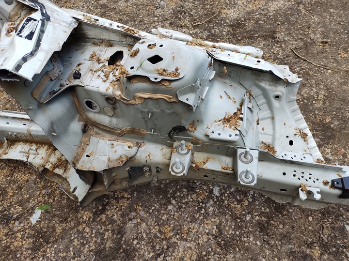 фото №8, Volvo s60 13- лонжерон порог левый перед