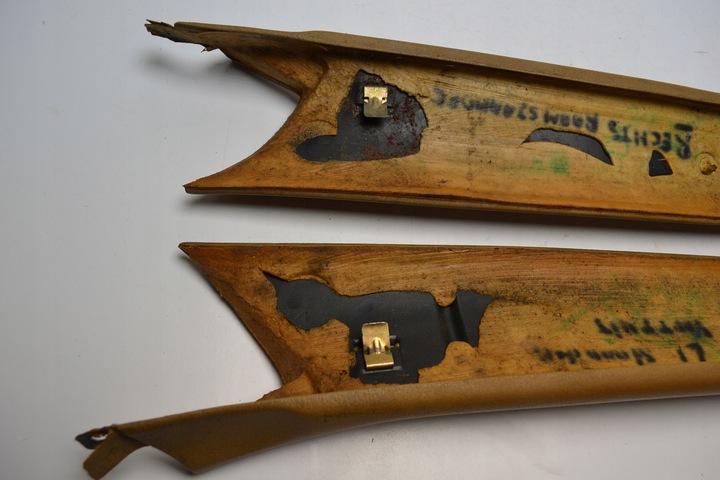 фото №6, Mercedes w116 защитные накладки стоек передних a накладки